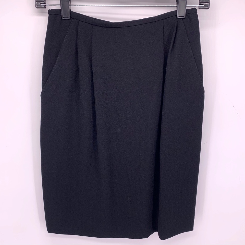Vintage Liz Claiborne Black Pencil Skirt Size 4